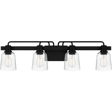 Quoizel Lydia Bath 4 Lights Matte Black LYD8634MBK